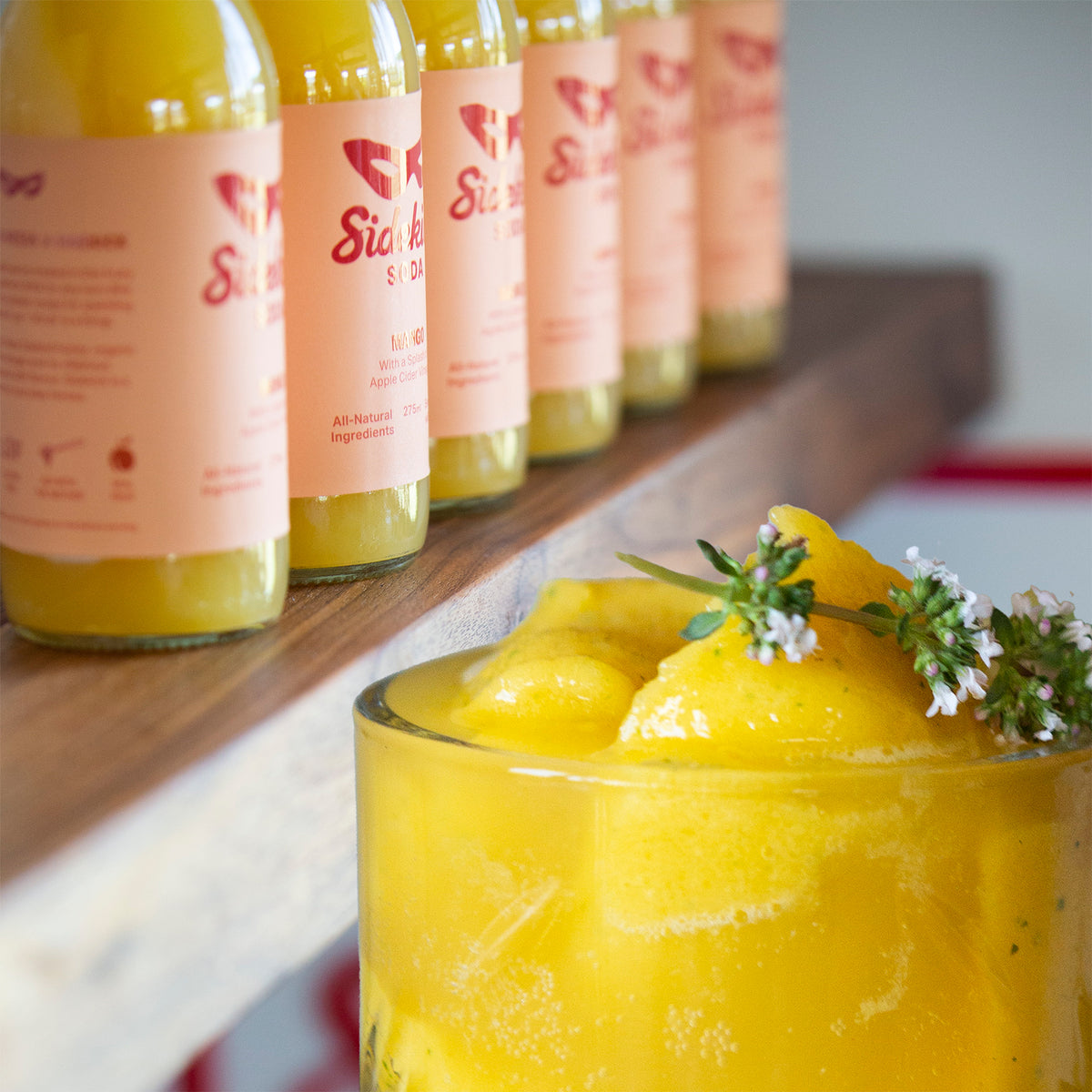 Frozen Mango & Peach Slushy: A Refreshing Low-Sugar Soda Alternative f ...