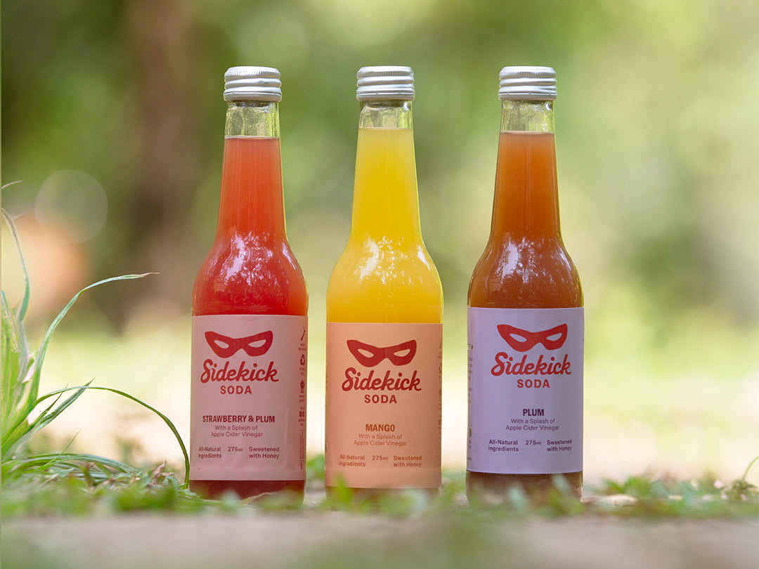 Sidekick Soda cans illustrating emerging soda trends