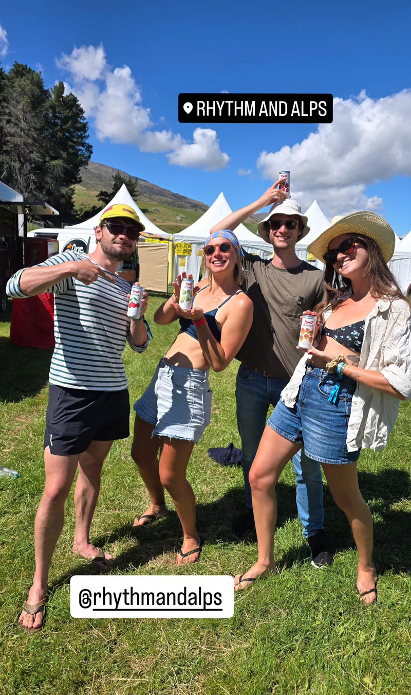 Sidekick Soda at a festival