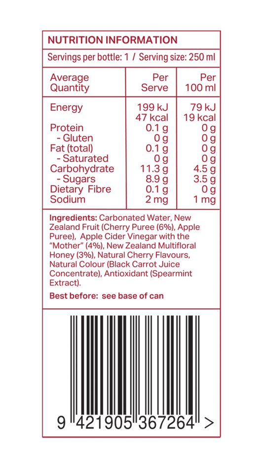 250ml Cherry (12 Cans)