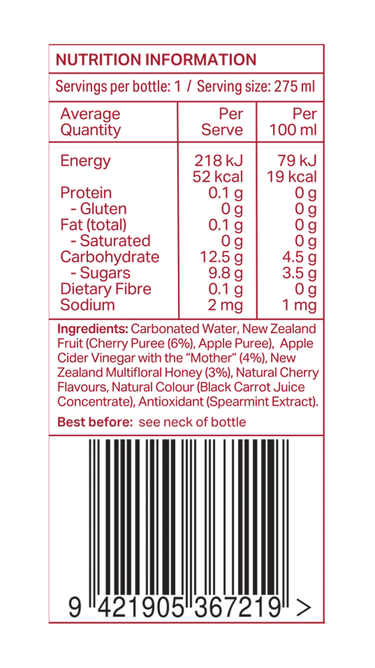 275ml Cherry (12 Bottles)