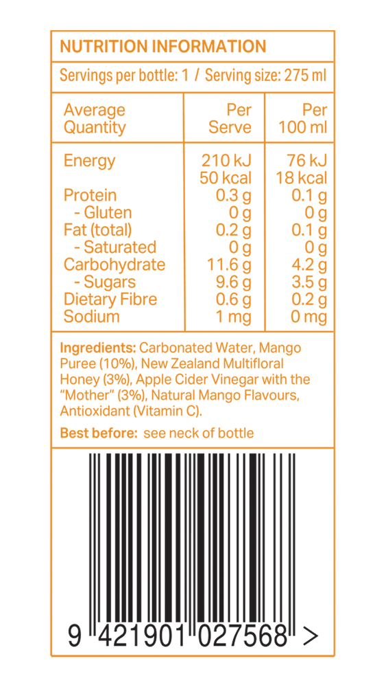 275ml Mango (12 Bottles)