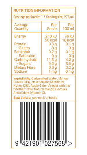 275ml Mango (12 Bottles)